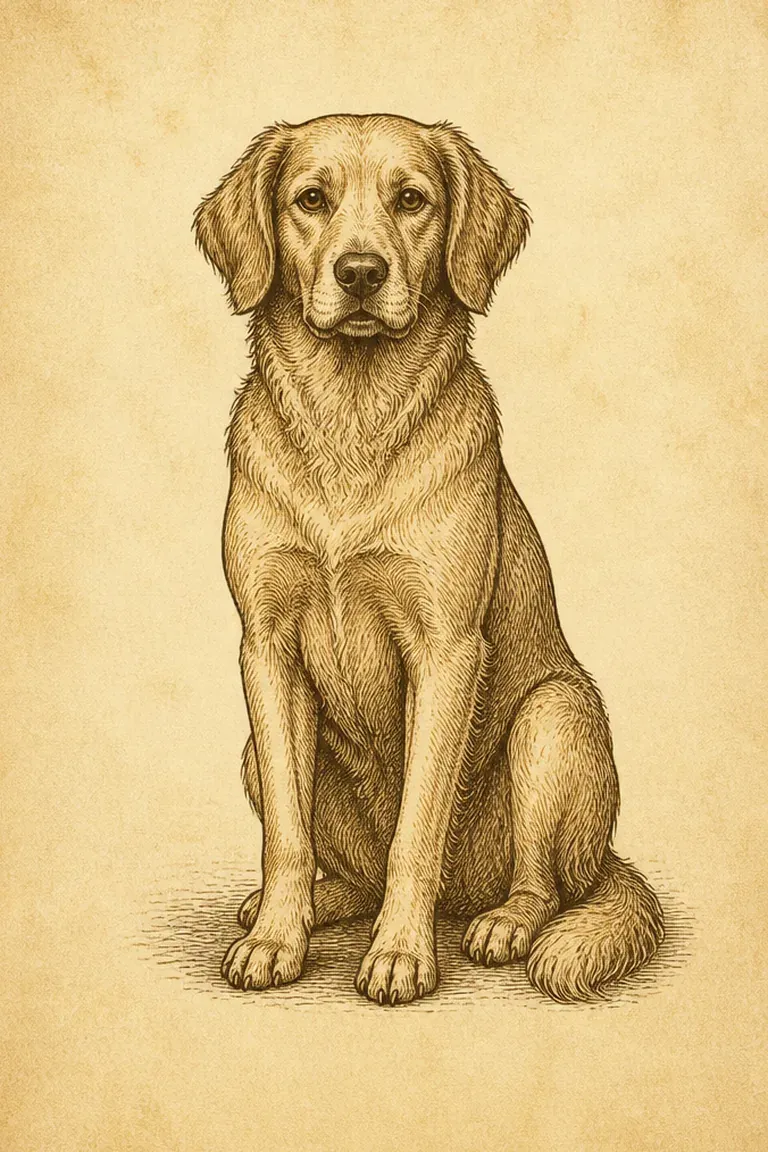 Carta O Cachorro do baralho cigano