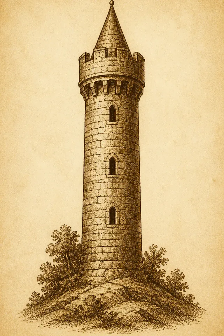 Carta A Torre do baralho cigano