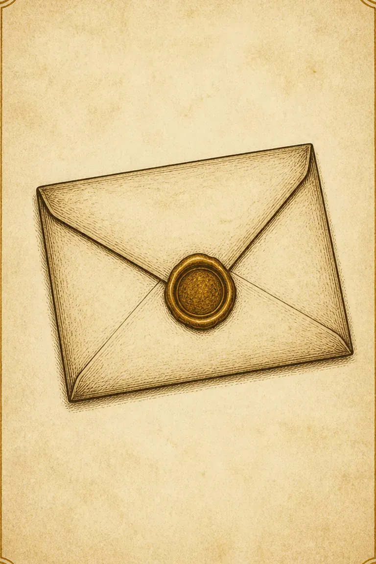 Carta A Carta do baralho cigano