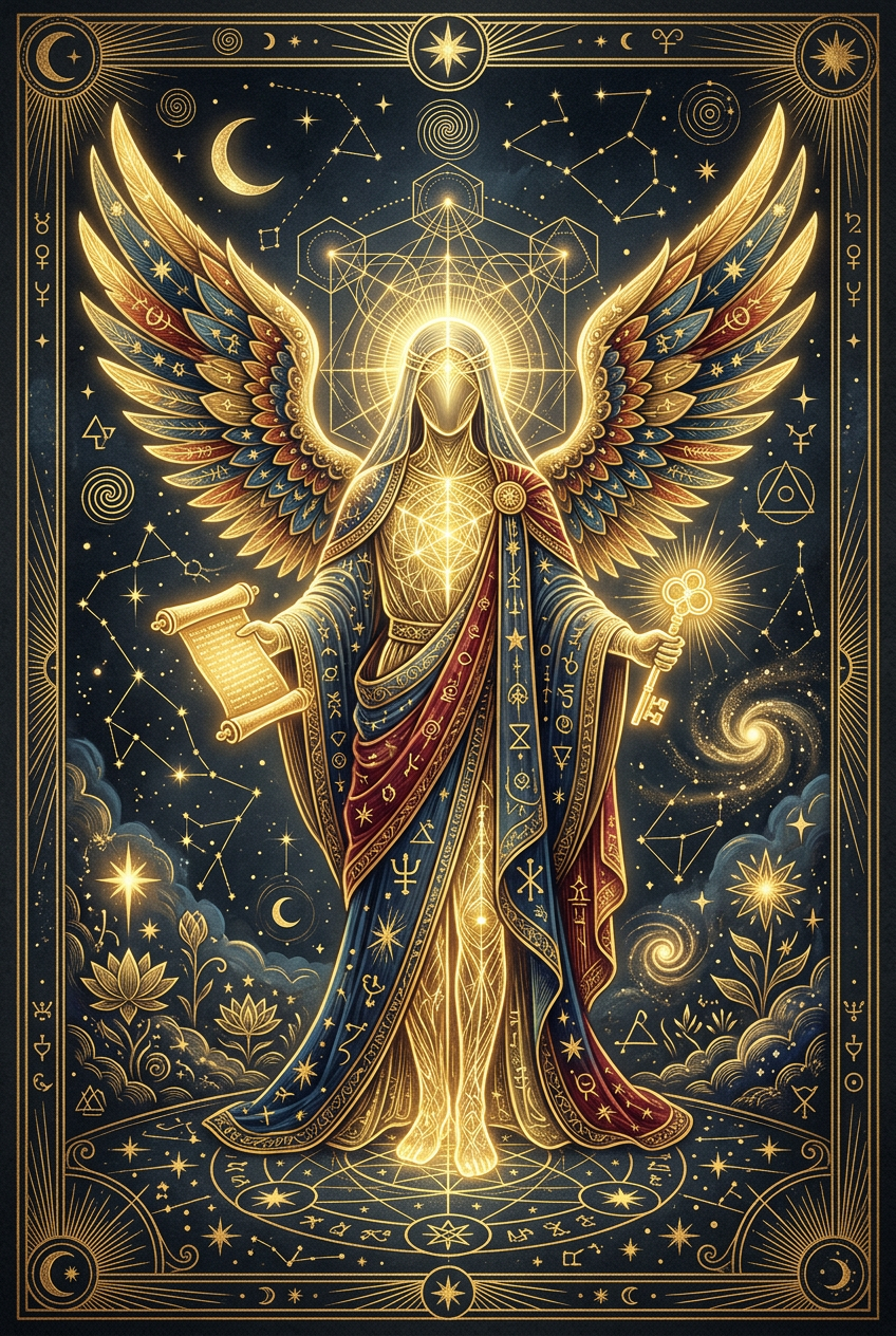 Arte do anjo Asaliah
