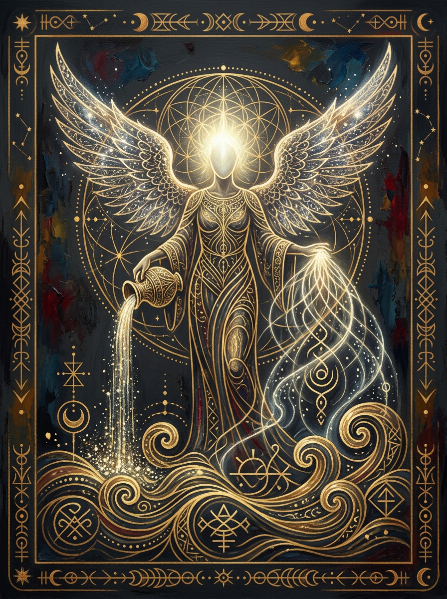 Arte do anjo Damabiah