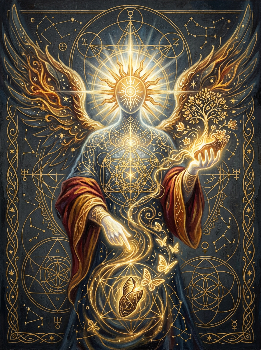 Arte do anjo Eyael