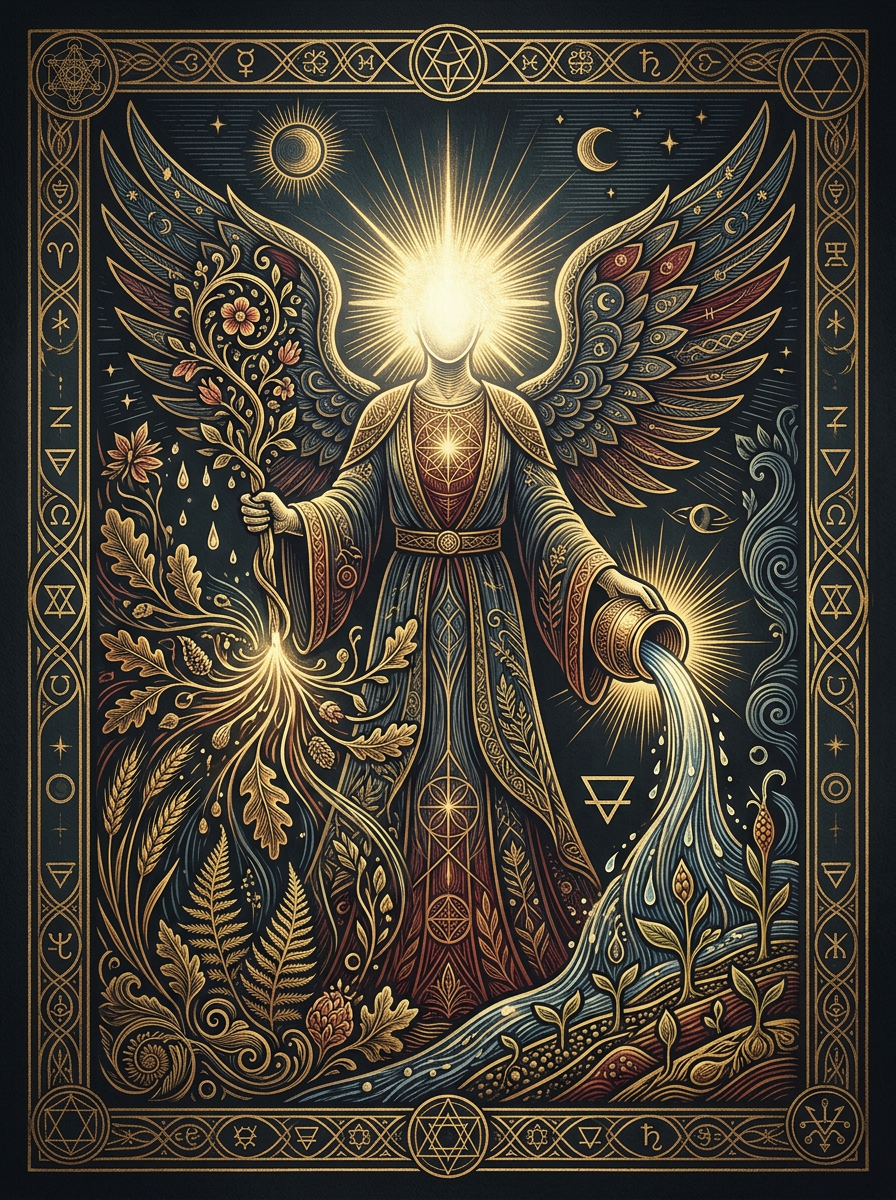 Arte do anjo Habuhiah