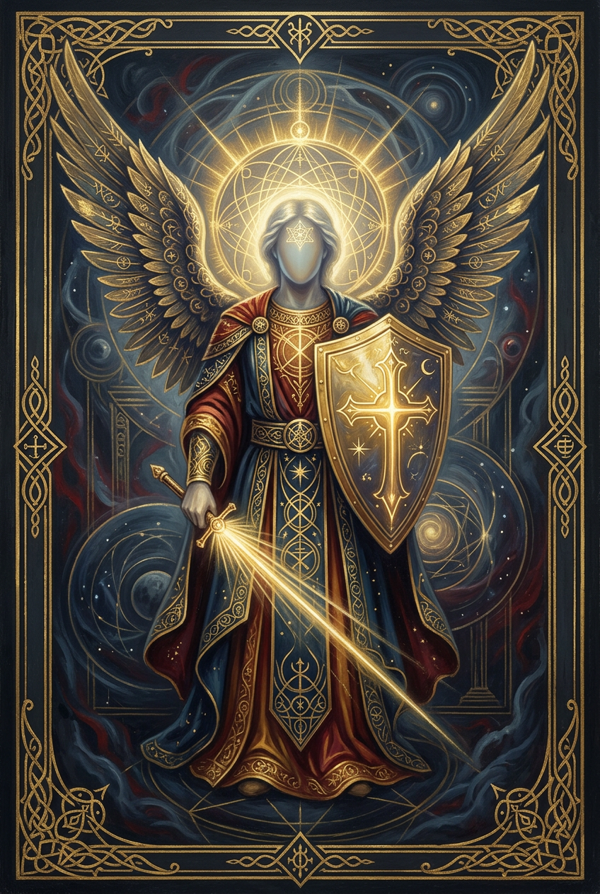 Arte do anjo Hahuiah