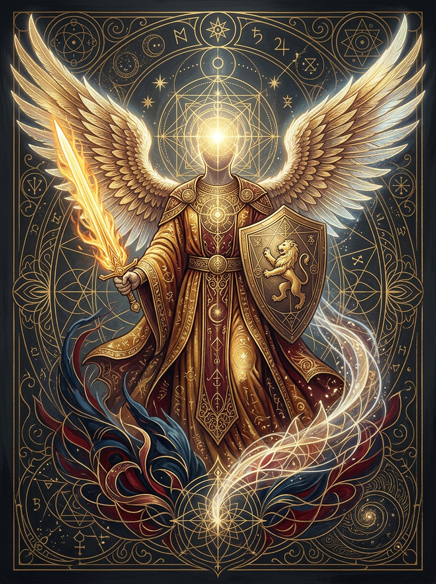 Arte do anjo Haiaiel