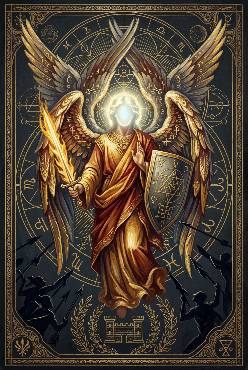 Arte do anjo Hakamiah