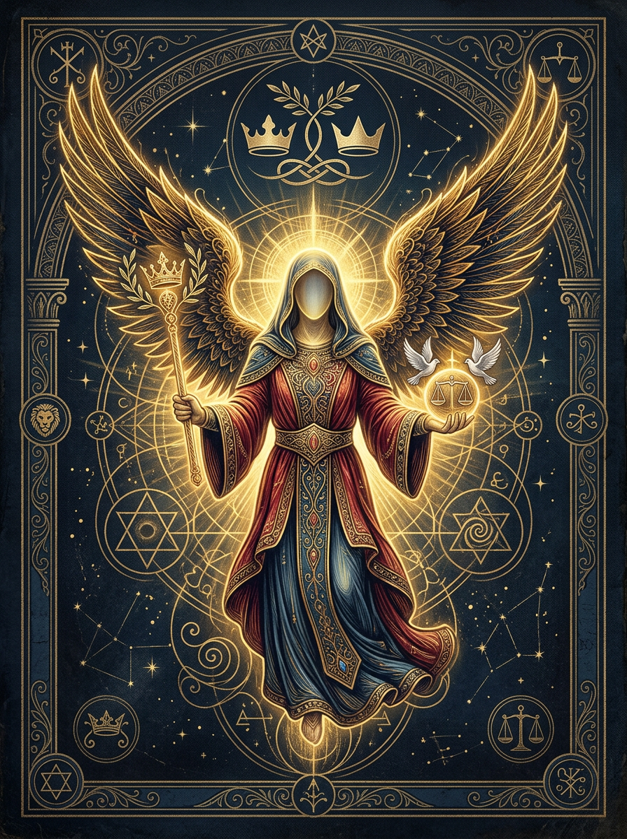 Arte do anjo Lehahiah