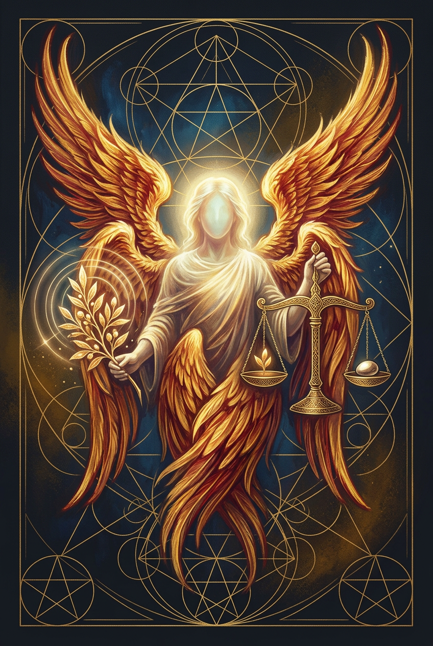 Arte do anjo Mahasiah