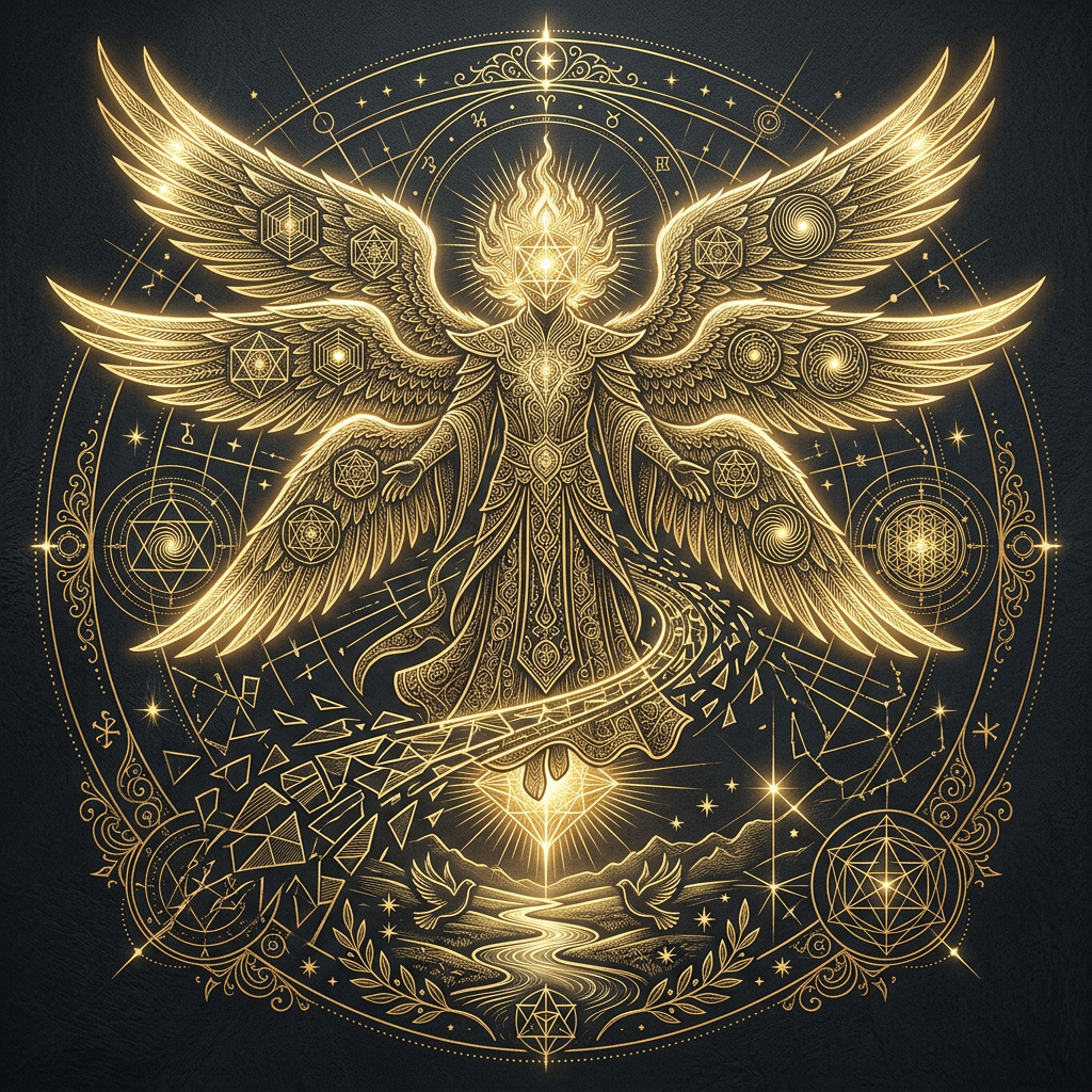 Arte do anjo Mumiah