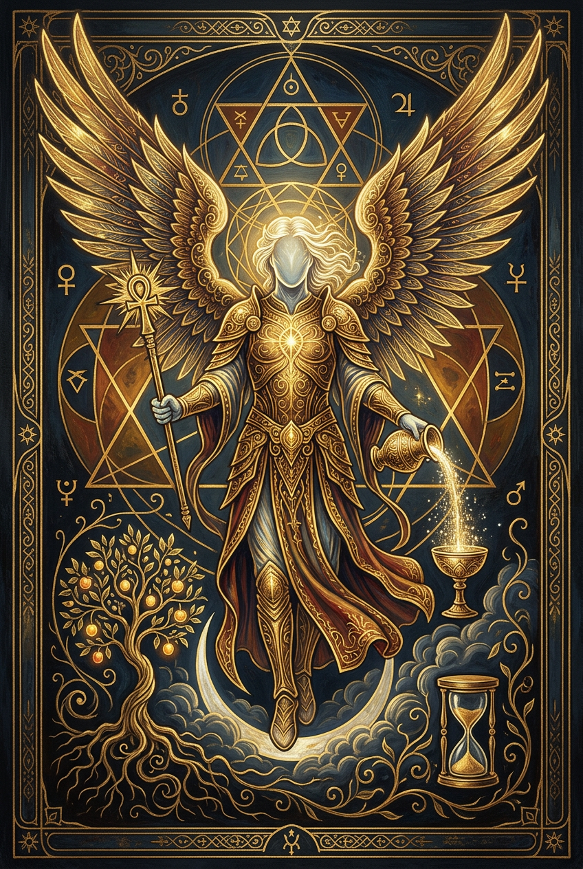 Arte do anjo Nithael