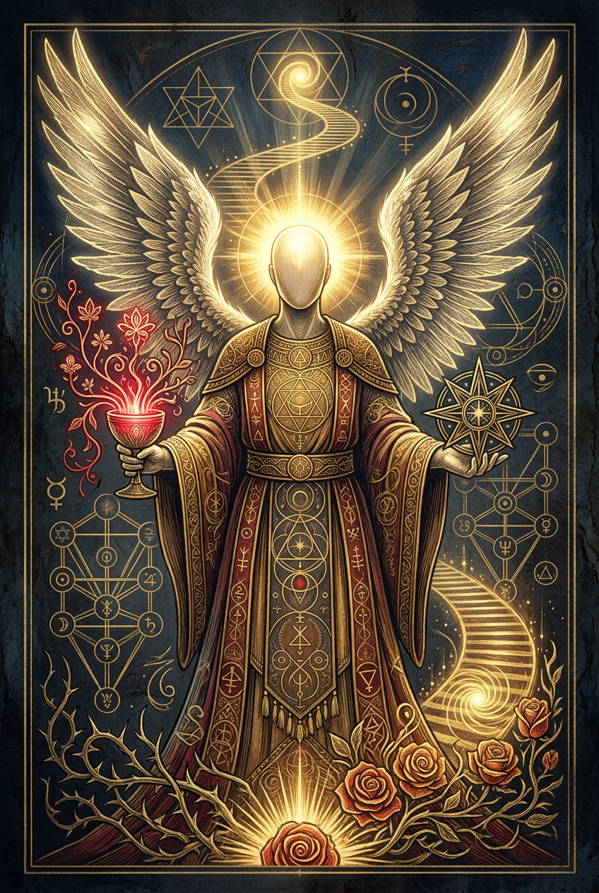 Arte do anjo Pahaliah