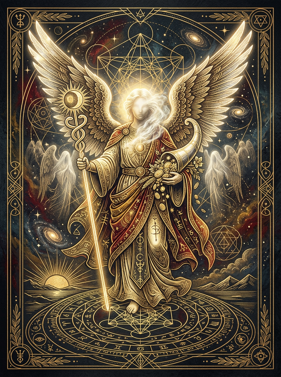 Arte do anjo Poyel