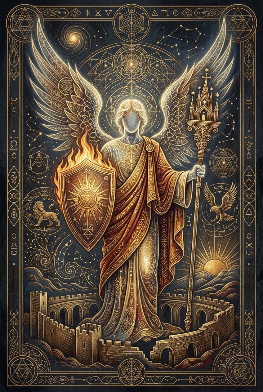 Arte do anjo Sitael