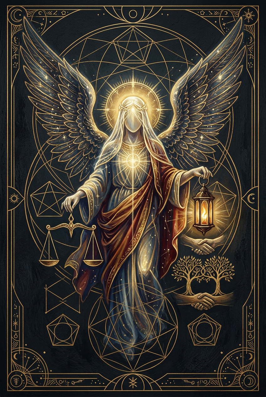 Arte do anjo Umabel
