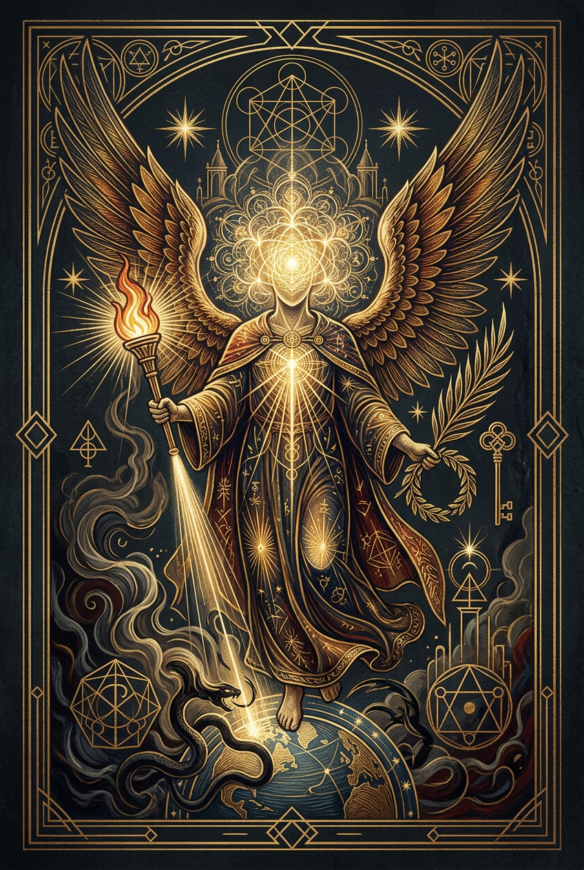 Arte do anjo Yerathel